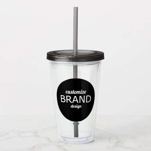 BPA Free Logo Tumbler Drinkware Acryl Drinkbeker (Voorkant)