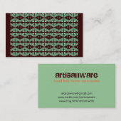 bpc Artisanware Design Business/Profile Card Visitekaartje (Voorkant / Achterkant)