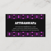 bpc Artisanware Gold Business-/profielkaart Visitekaartje (Achterkant)