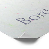 BPD Awareness Angel Grey Ribbon Art Poster Prints (Hoek)