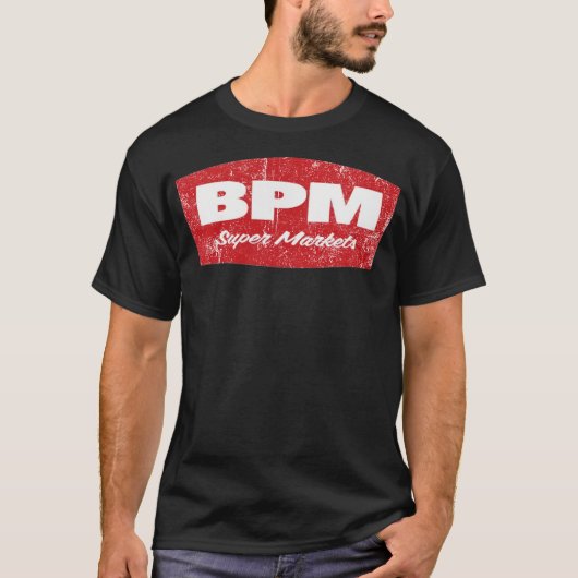 BPM T-shirt - Brockton Public Market Retro jaren 1 (Voorkant)
