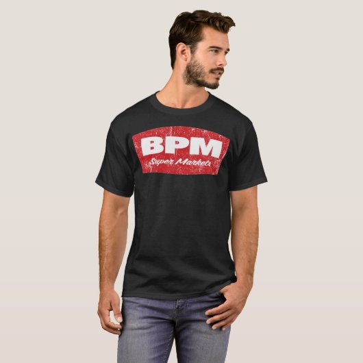 BPM T-shirt - Brockton Public Market Retro jaren 1 (Voorkant volledig)
