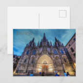 Bpost de la Sagrada Familia en Barcelona, España Briefkaart (Voorkant / Achterkant)