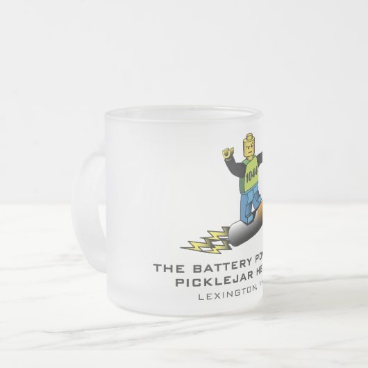 BPPJH Frosted Mok (Voorkant links)