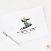 BPPJH-Stickers Ronde Sticker (Envelop)