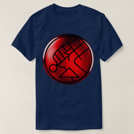 BPRD Glazen Orb HELLBOY T-shirt (Design voorkant)