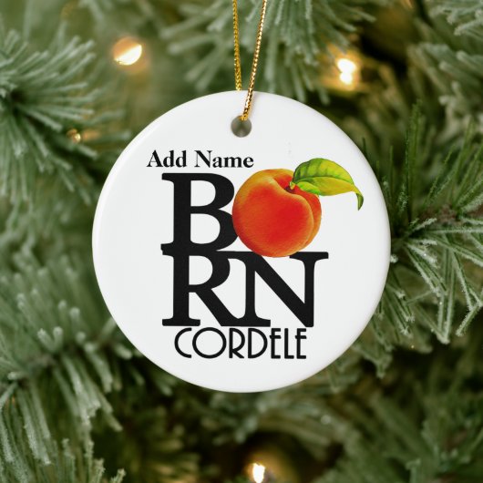 BPRN Cordele Georgia Keramisch Ornament (Boom)