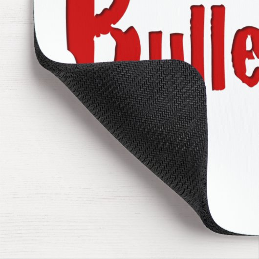 BPTR Red en Black Title Logo Muismat (Hoek)