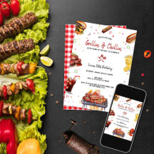 BQ Achtertuin geboortedag van Grill & Chill