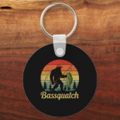 Bquatch B Fishing Humor Bigfoot Ufo Sasquatch  Sleutelhanger (Voorkant)