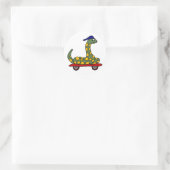 BR- Boa Constrictor Skateboarden Ronde Sticker (Tas)