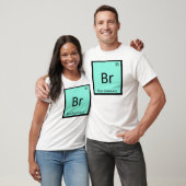 Br - Brachiosaurus Dinosaur Chemie Symbool T-shirt (Unisex)