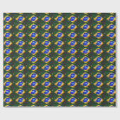 BR Brasil braziliaanse vlag Cadeaupapier (Vlak)