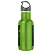 BR Brasil braziliaanse vlag Waterfles (Achterkant)