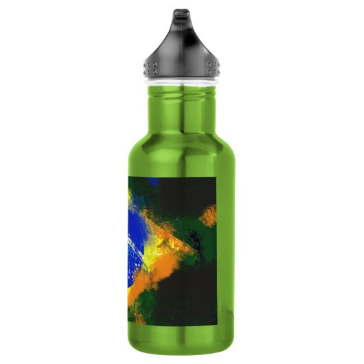 BR Brasil braziliaanse vlag Waterfles (Rechts)