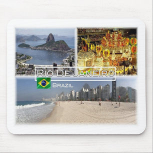 BR Brazilië - Rio de Janeiro - Suikerblad - Muismat