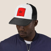 Br - Brecht Grappig Chemie Element Symbool T-Shirt Trucker Pet (In situ)