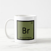 Br - Broccoli Rabe Vegetable Chemistry Symbol Koffiemok (Links)