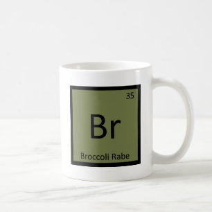 Br - Broccoli Rabe Vegetable Chemistry Symbol Koffiemok