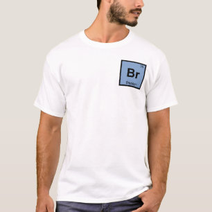 Br - Brooklyn New York Scheikunde Periodiek Systee T-shirt