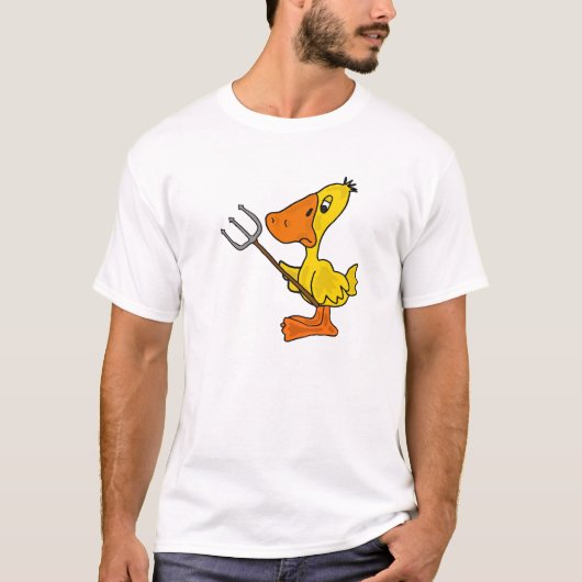 BR- Duck met een Pitchfork T-shirt (Voorkant)