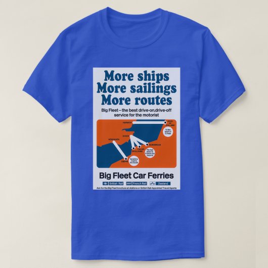 BR SNCF Car Ferries 1960 T-shirt (Design voorkant)