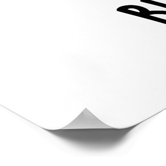 Bra-bra Black Sheep Funny Animal Pun Poster (Hoek)