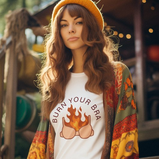 Bra Feminist Quote branden T-shirt