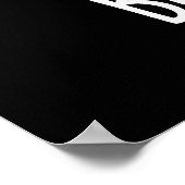 Bra-nana Funny Banana Bra Pun Dark BG Poster (Hoek)