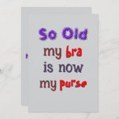 Bra wordt uitnodiging voor portemonnee (Voorkant / Achterkant)