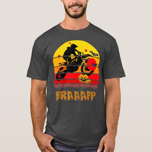 Braaapp Funny  Motorcross Cadeau T-shirt (Voorkant)