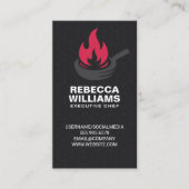braadpan | Flame Logo Visitekaartje (Voorkant)