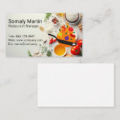 braadpan | Kruiden en specerijen Visitekaartje (Voorkant / Achterkant)