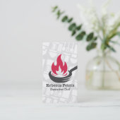 braadpannen | kookgerei visitekaartje (Staand voorkant)