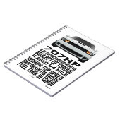 braadplaat notitieboek (Linkerzijde)