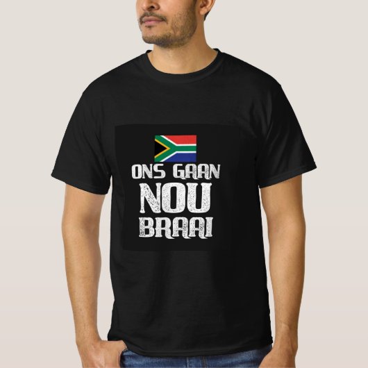 Braai/BBQ-shirt T-shirt (Voorkant)