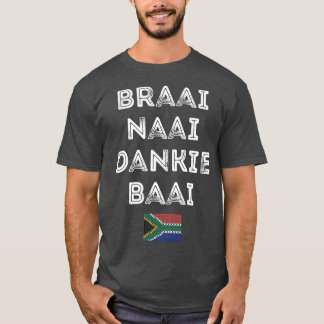 Braai NDankie Baai Zuid-Afrika T-shirt