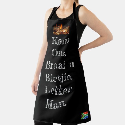 Braai Time Schort (Insitu)