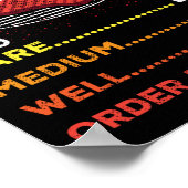 Braai Timer African BBQ Funny Poster (Hoek)