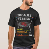 Braai Timer African BBQ T-shirt (Voorkant)