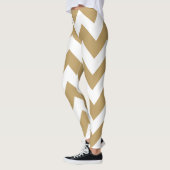 Braak Neutrale Chevrons Leggings (Links)