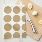 Braak Neutrale Stippen Theedoek (Quarter Fold)