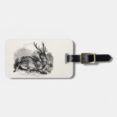  braaklegger op persoonlijke titel illustratie bagagelabel (Voorkant horizontaal)