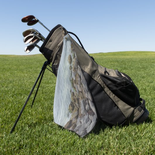 braakliggend gesteente golfhanddoek (Groen)