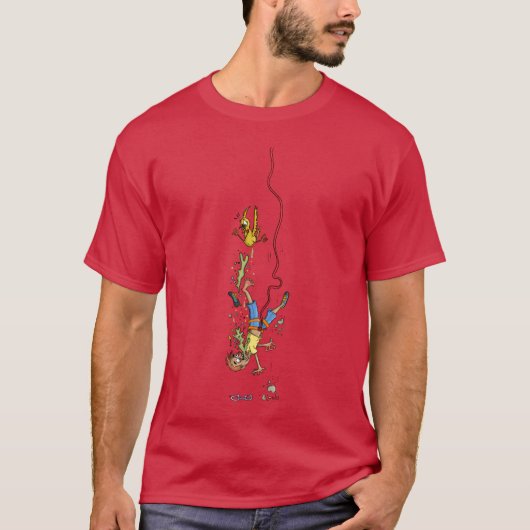 Braakneigingen Rotsbeklimmer familie T-shirt (Voorkant)
