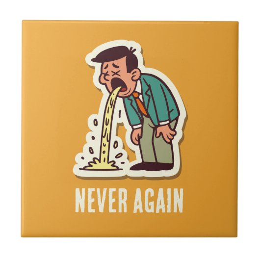 braaksel tegeltje (Voorkant)