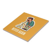 braaksel tegeltje (Zijkant)