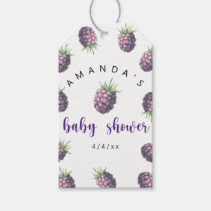 Braambessen - Baby shower Cadeaulabel