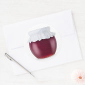 braambessenjam ronde sticker (Envelop)