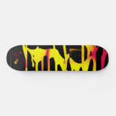 braamstekels en sporen en bacchanaal skateboard (Horizontaal)